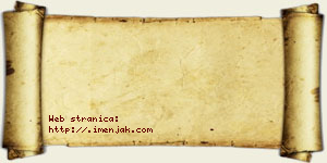 Žaklina Binjić vizit kartica